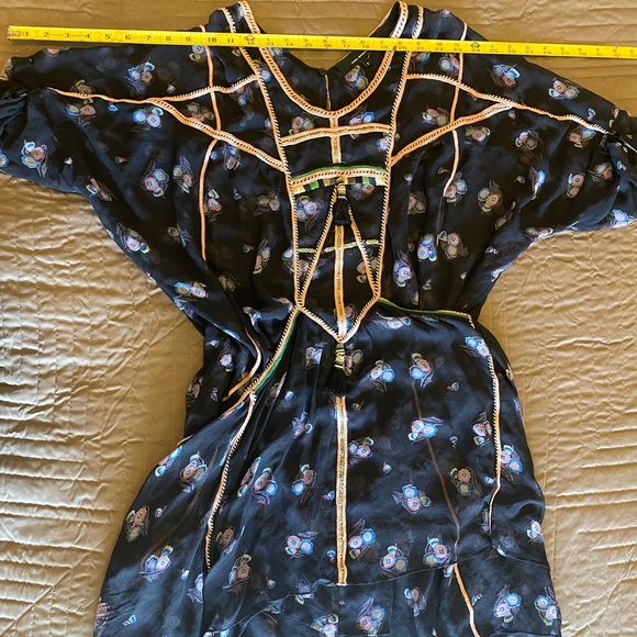 Isabel Marant Boho Chic Silk Embroidered Dress - Picture 4 of 10